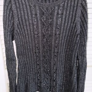 Talbots Charcoal Knit Sweater